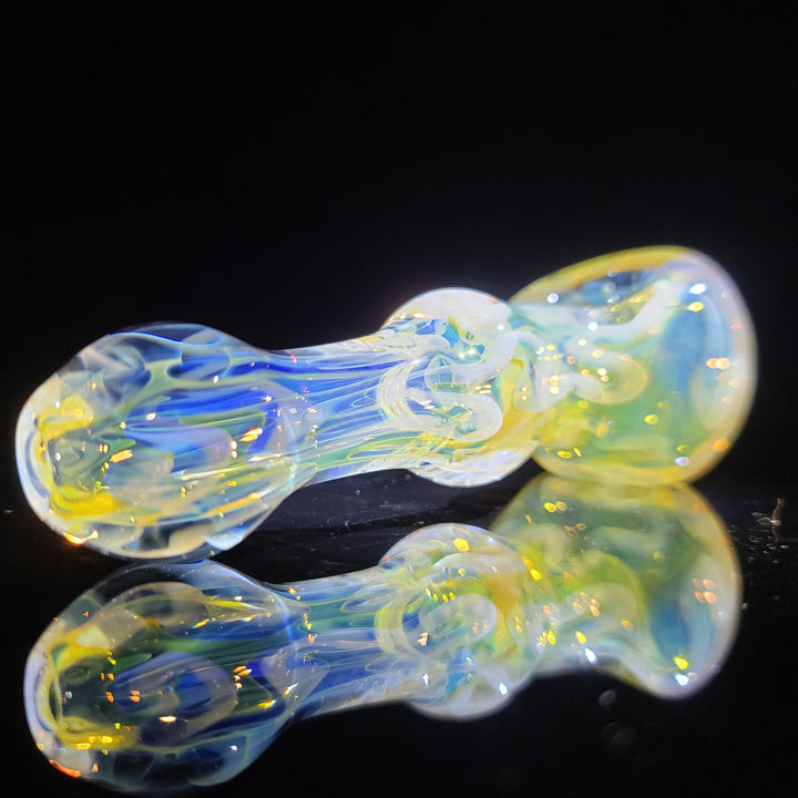 Large Ghost Flame Maria Pipe Glass Pipe Tiny Mike   