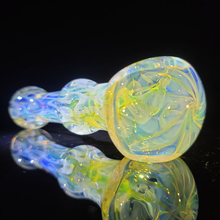 Large Ghost Flame Maria Pipe Glass Pipe Tiny Mike   
