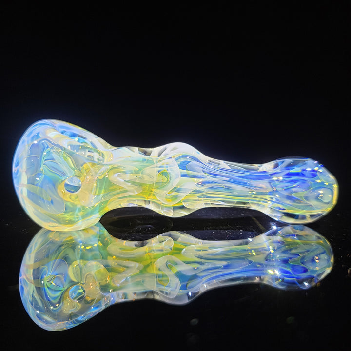 Large Ghost Flame Maria Pipe Glass Pipe Tiny Mike   