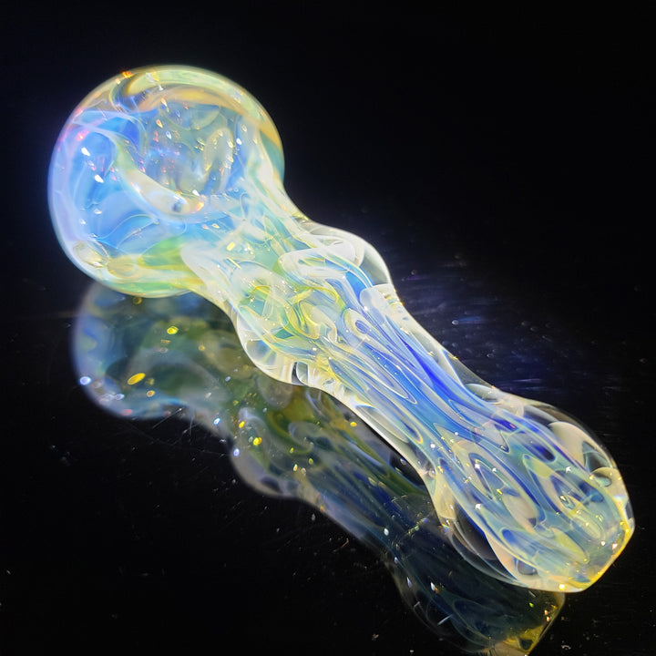 Large Ghost Flame Maria Pipe Glass Pipe Tiny Mike   