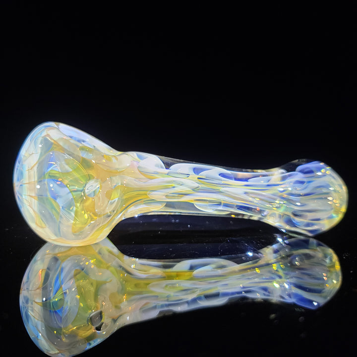 Large Ghost Flame Pipe Glass Pipe Tiny Mike   