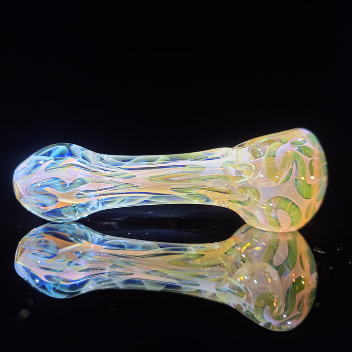 Large Ghost Flame Pipe Glass Pipe Tiny Mike   