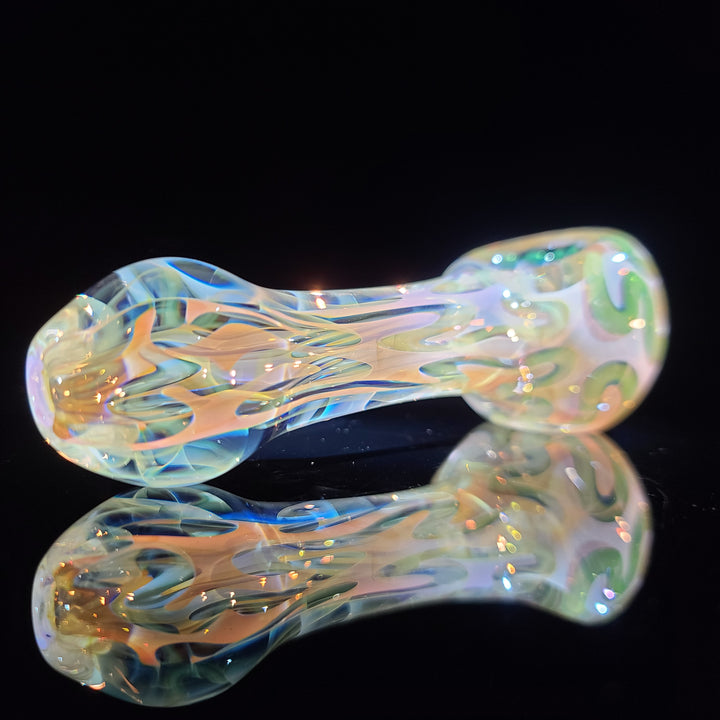Large Ghost Flame Pipe Glass Pipe Tiny Mike   
