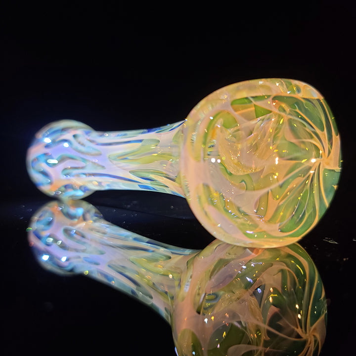 Large Ghost Flame Pipe Glass Pipe Tiny Mike   