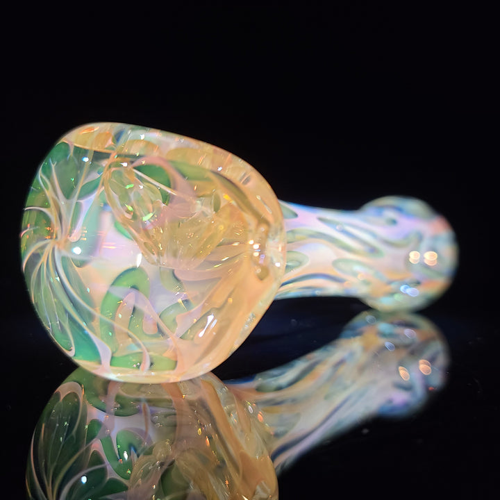 Large Ghost Flame Pipe Glass Pipe Tiny Mike   