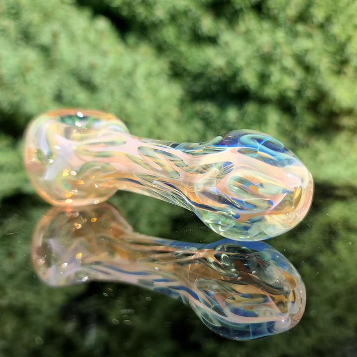 Large Ghost Flame Pipe Glass Pipe Tiny Mike   