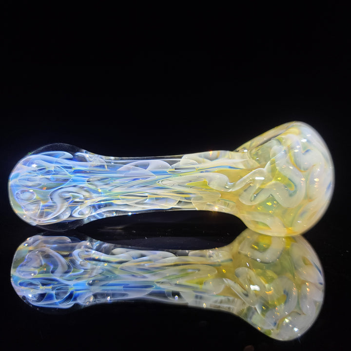 Large Ghost Flame Pipe Glass Pipe Tiny Mike   