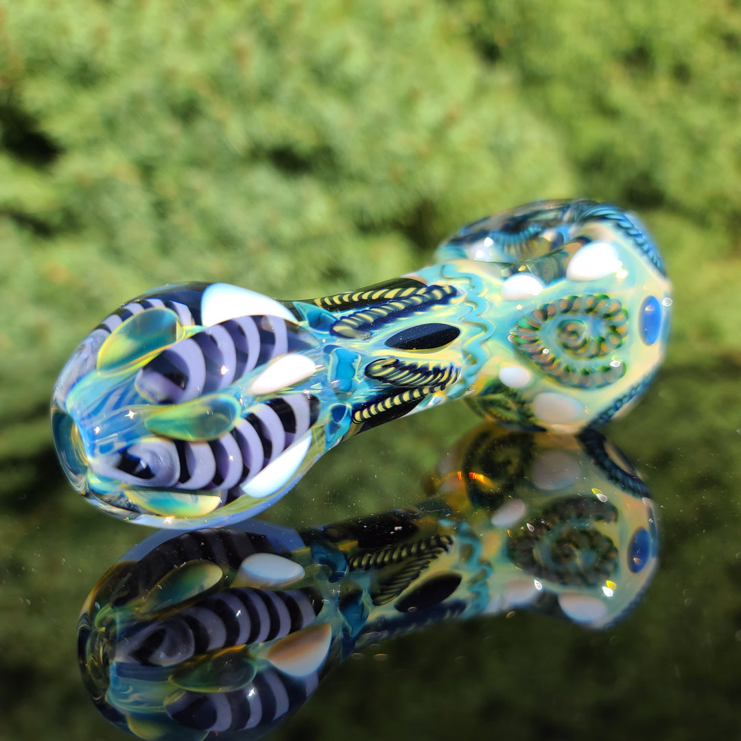 Super Chunky Inside Out Spoon Glass Pipe Tiny Mike   
