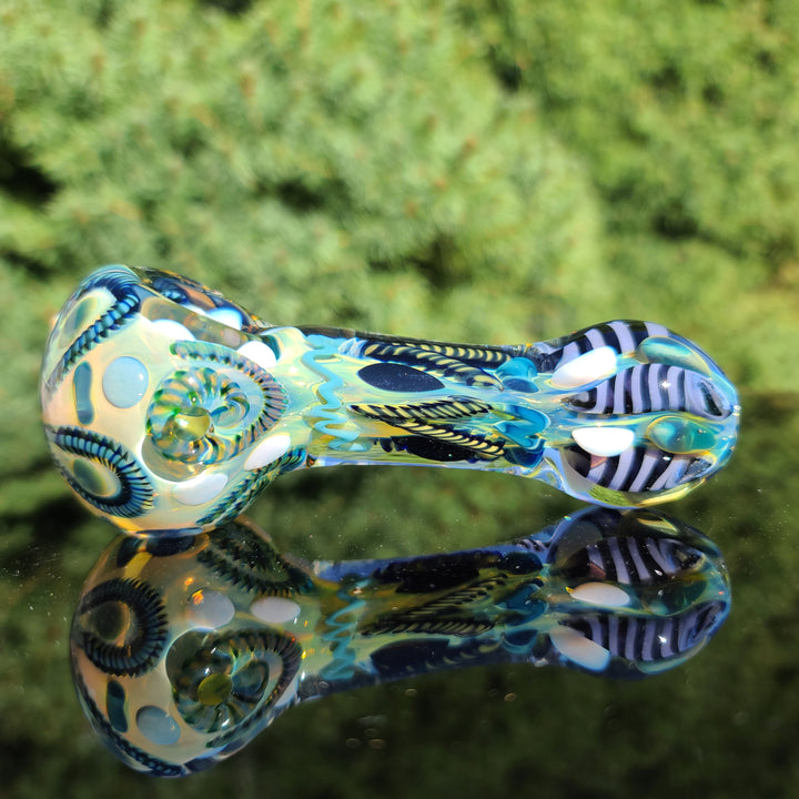 Super Chunky Inside Out Spoon Glass Pipe Tiny Mike   