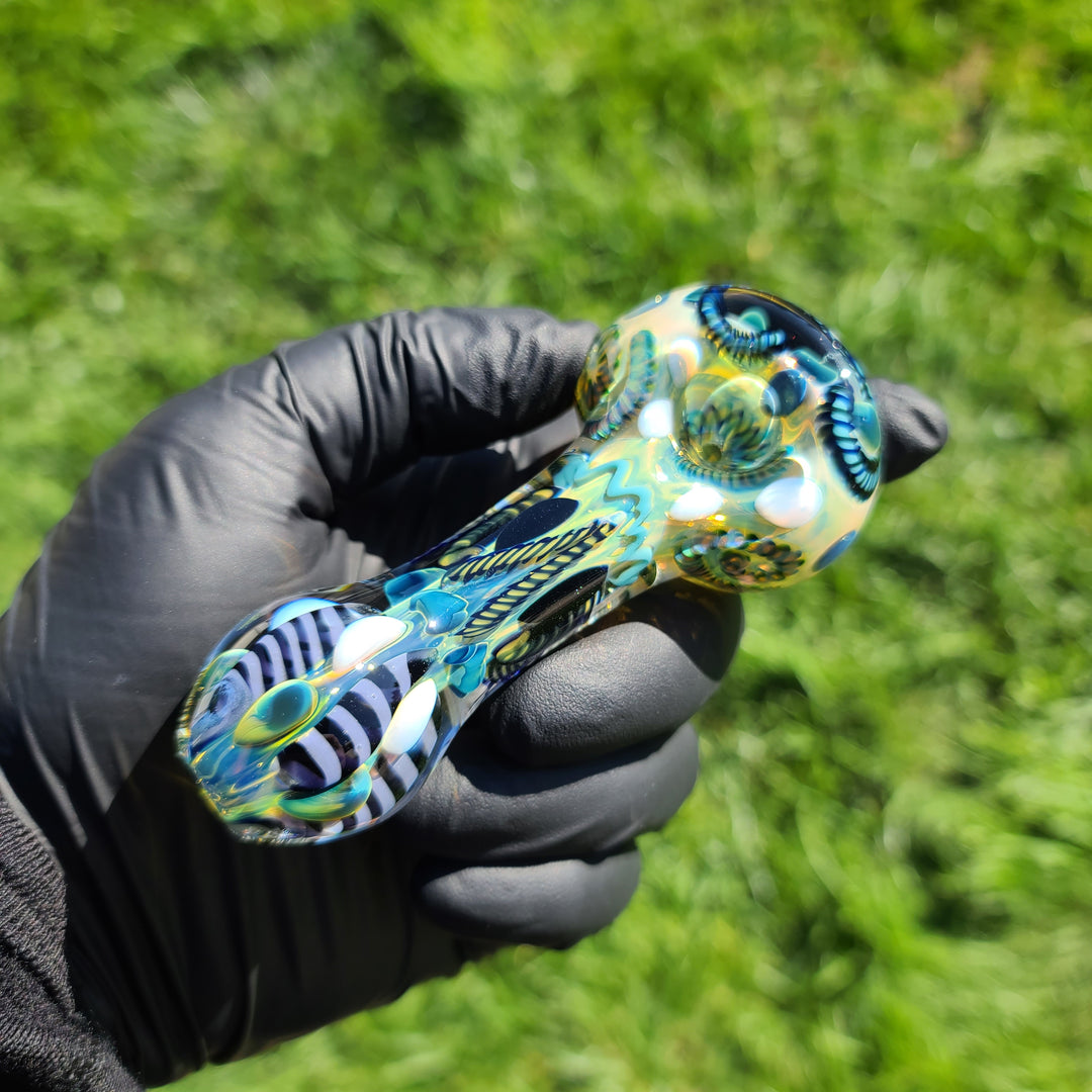 Super Chunky Inside Out Spoon Glass Pipe Tiny Mike   