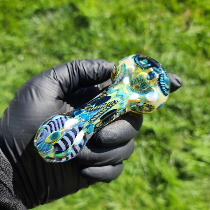 Super Chunky Inside Out Spoon Glass Pipe Tiny Mike   