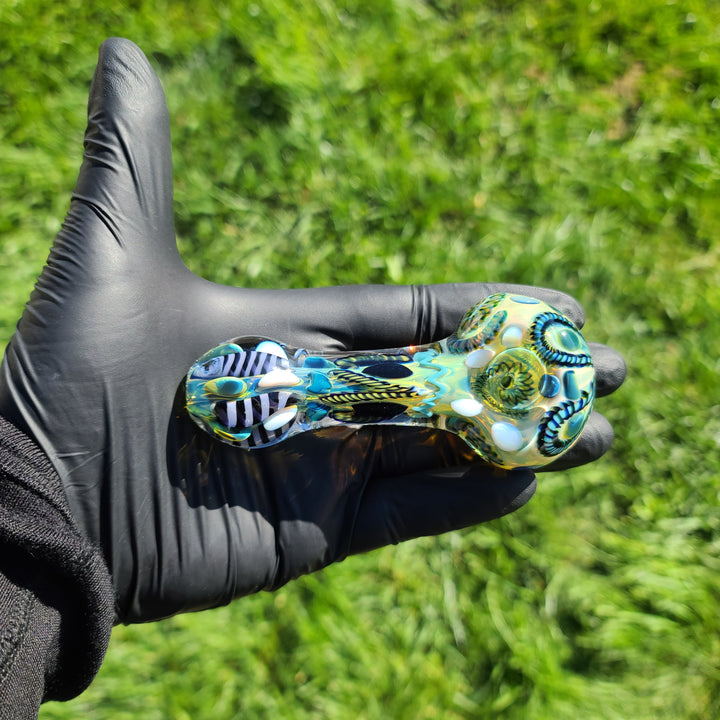 Super Chunky Inside Out Spoon Glass Pipe Tiny Mike   