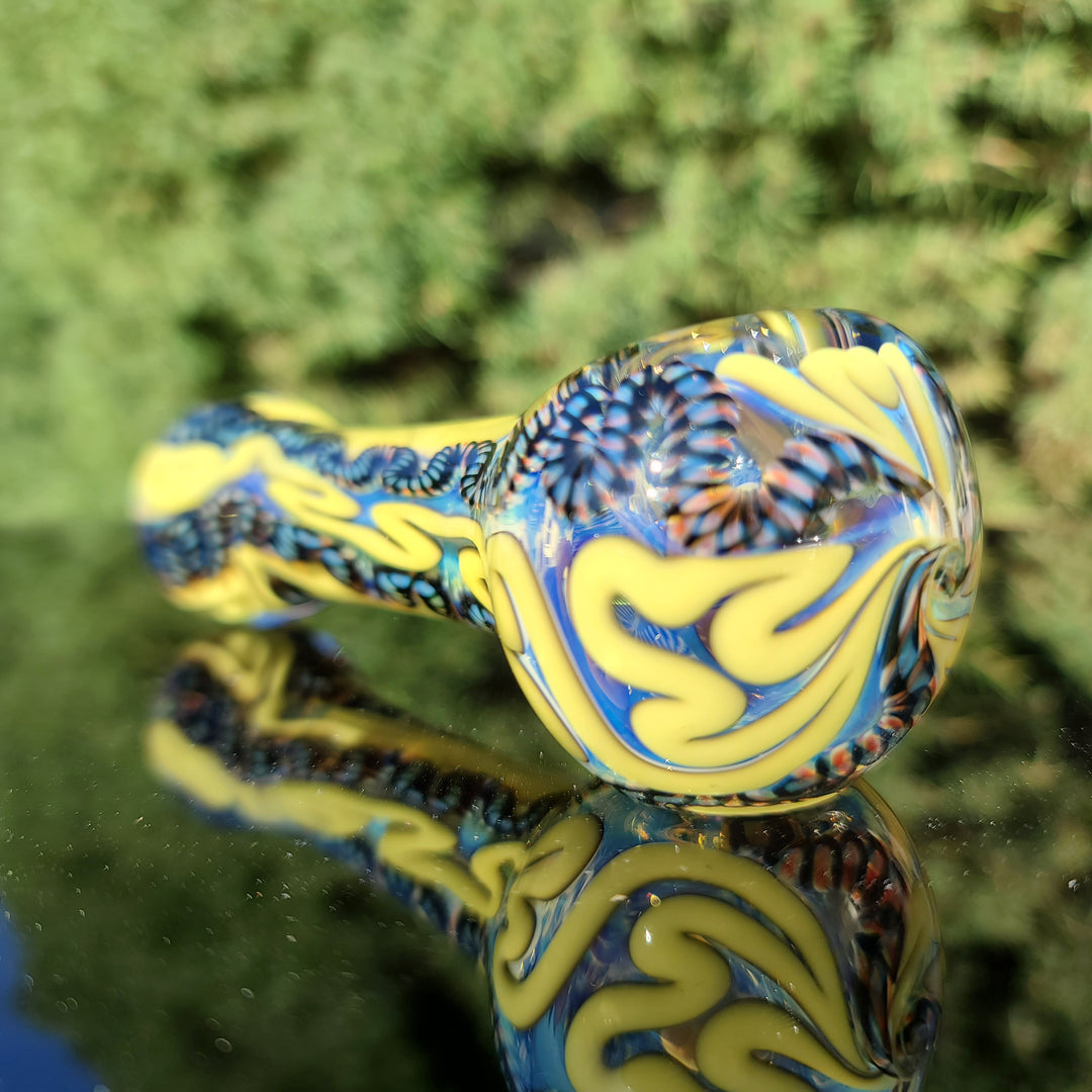 Super Chunky Inside Out Spoon Glass Pipe Tiny Mike   