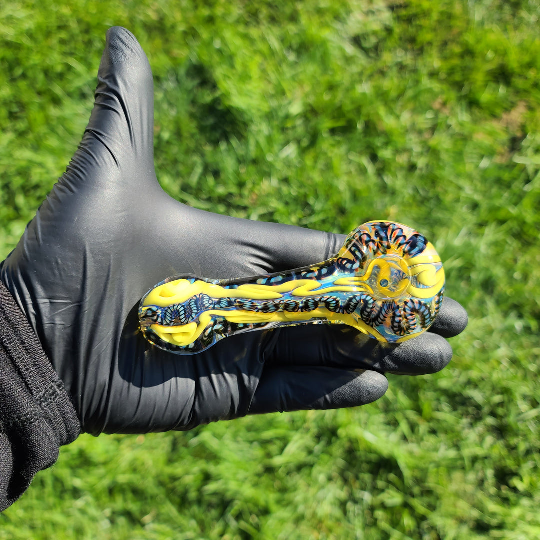 Super Chunky Inside Out Spoon Glass Pipe Tiny Mike   