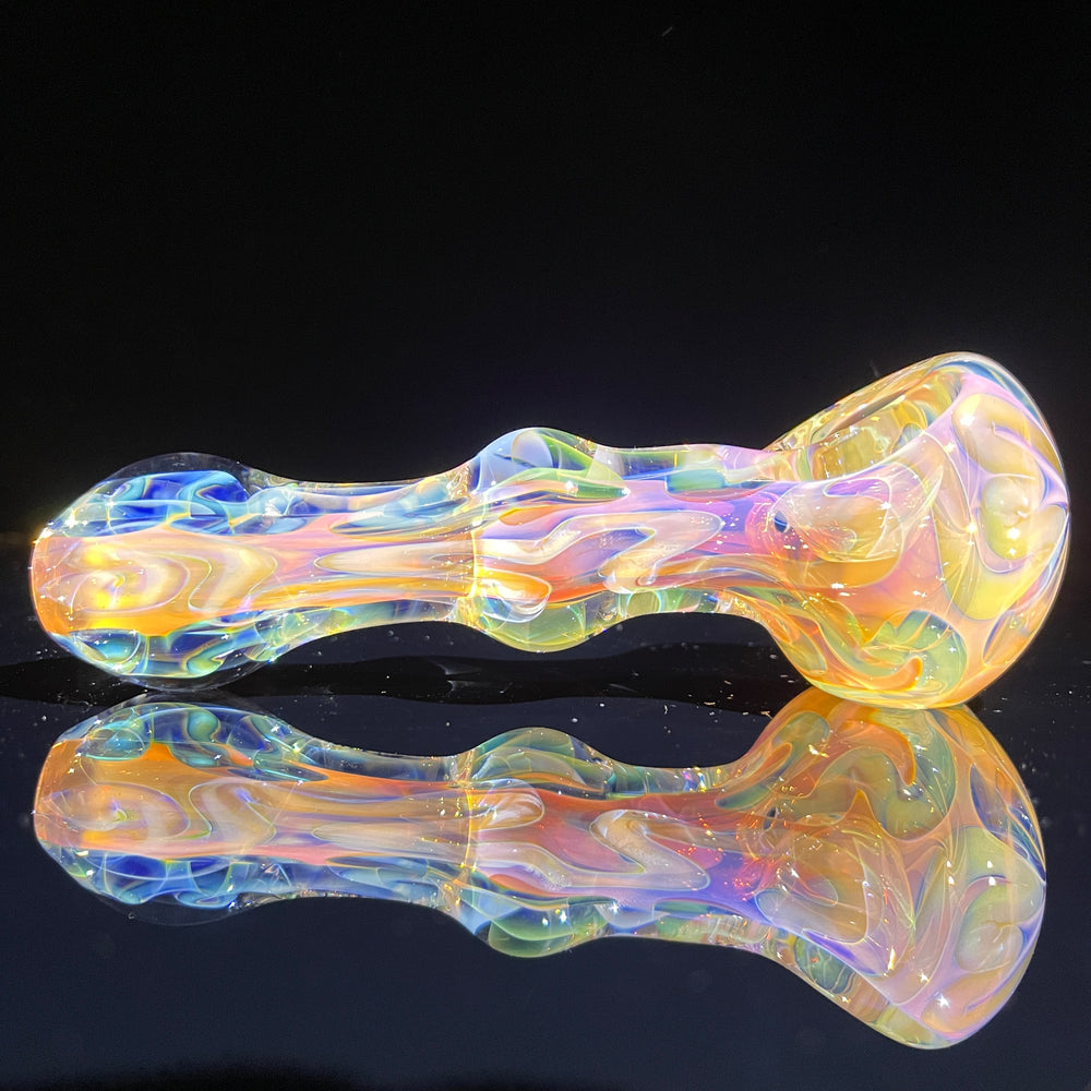 Large Ghost Flame Maria Pipe Glass Pipe Tiny Mike   