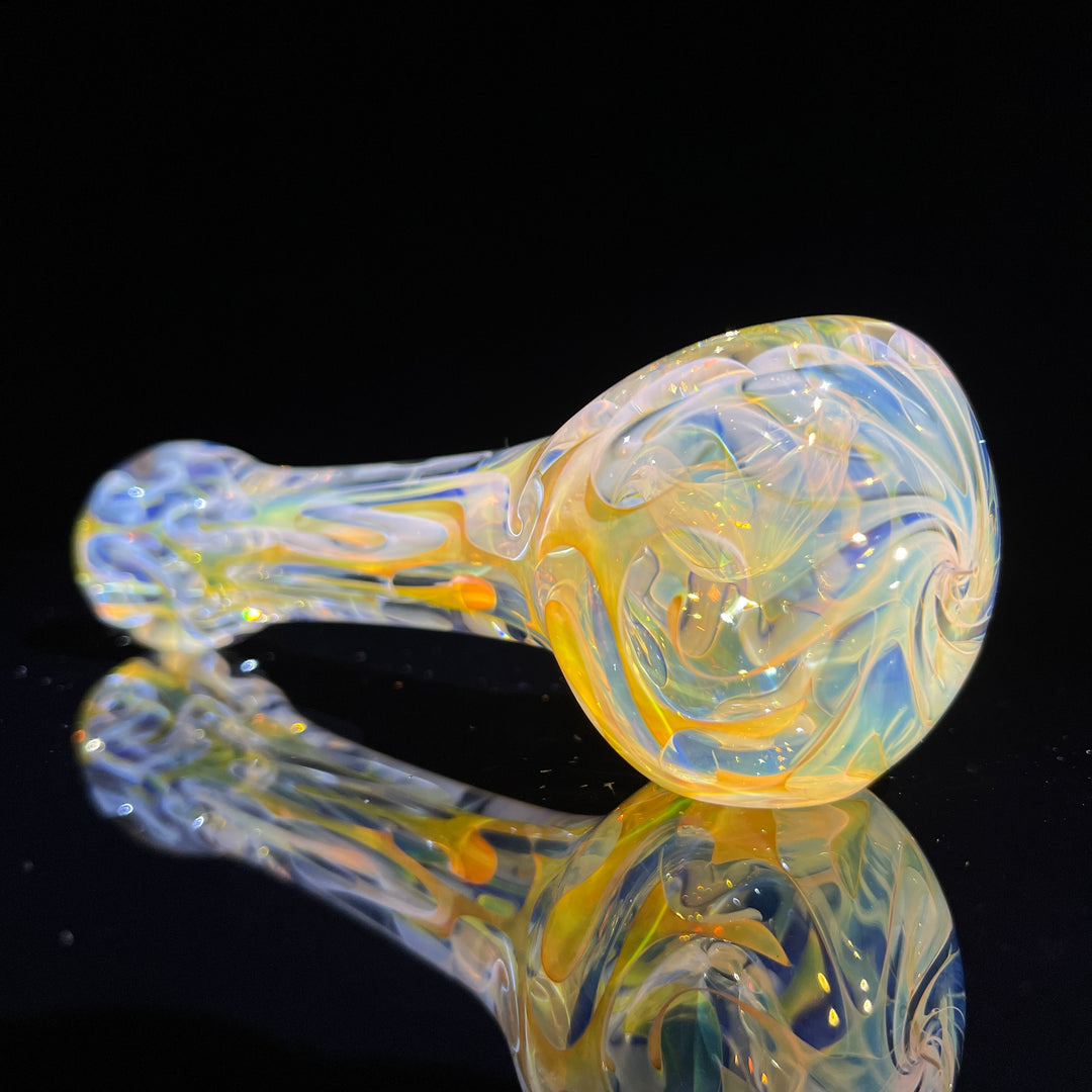 Large Ghost Flame Pipe Glass Pipe Tiny Mike   