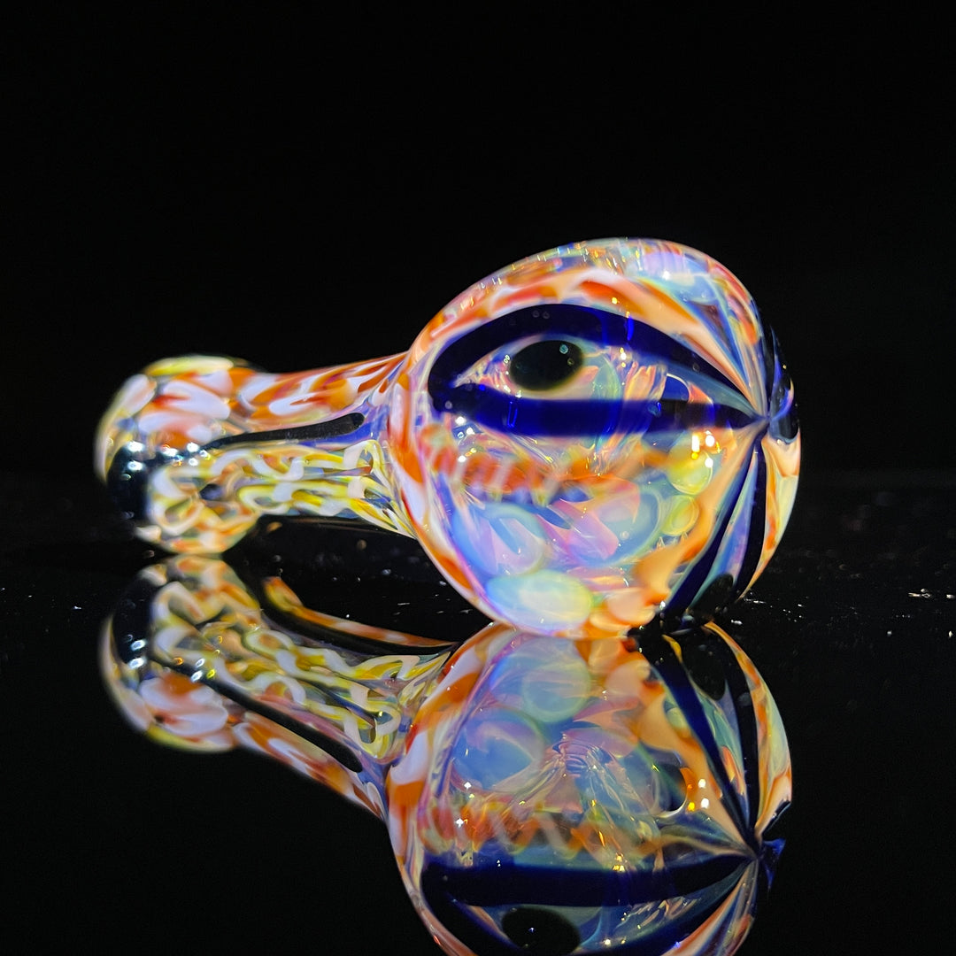 Color Inside Out Spoon Glass Pipe Tiny Mike   