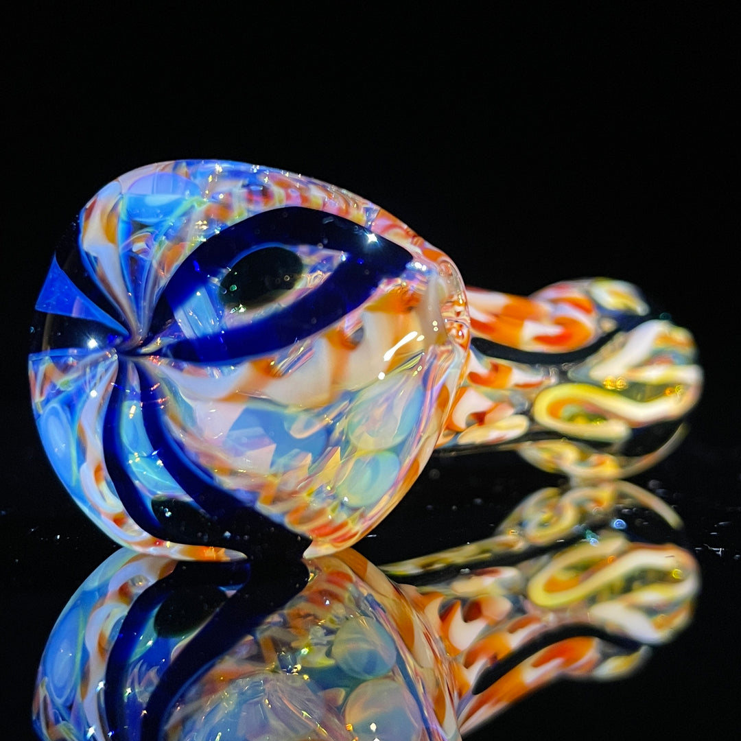 Color Inside Out Spoon Glass Pipe Tiny Mike   