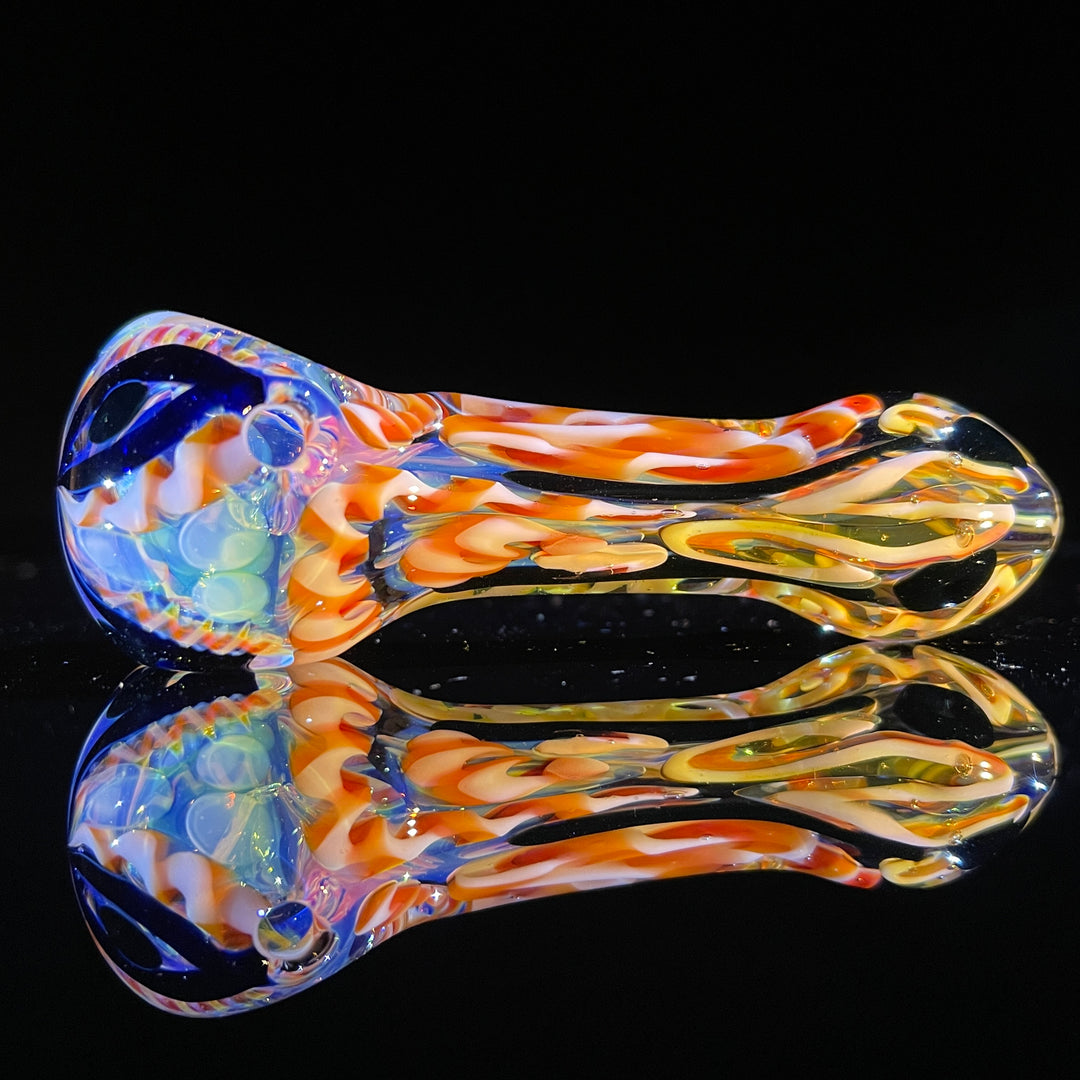 Color Inside Out Spoon Glass Pipe Tiny Mike   