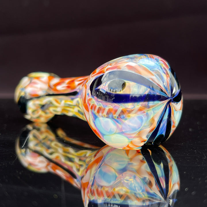 Color Inside Out Spoon Glass Pipe Tiny Mike   