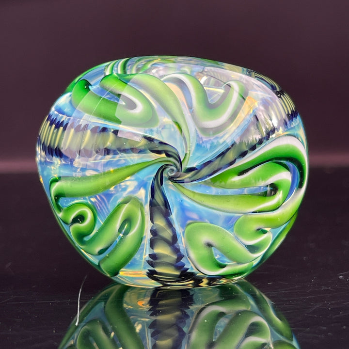 Color Inside Out Spoon - Lefty Glass Pipe Tiny Mike   