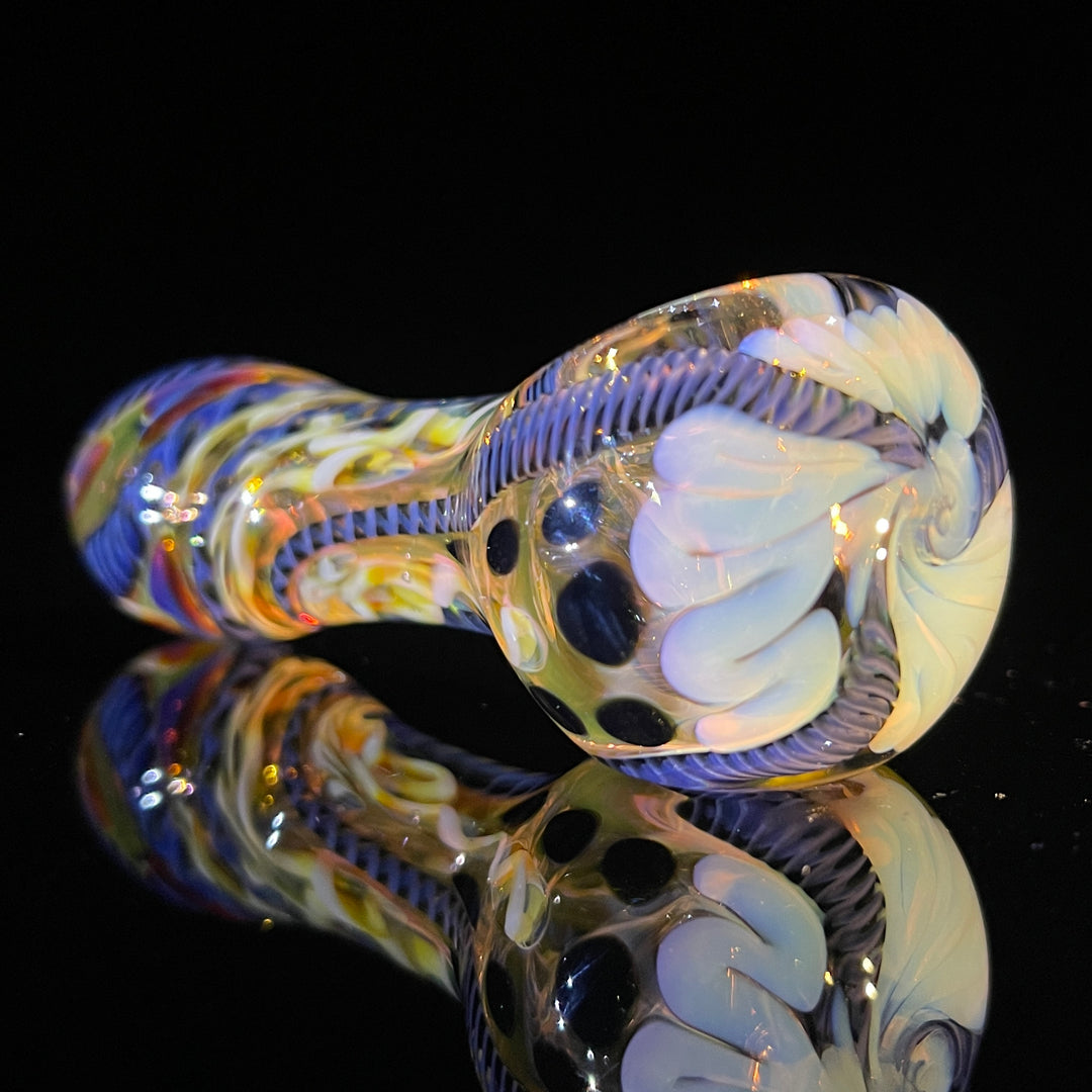 Color Inside Out Spoon Glass Pipe Tiny Mike   