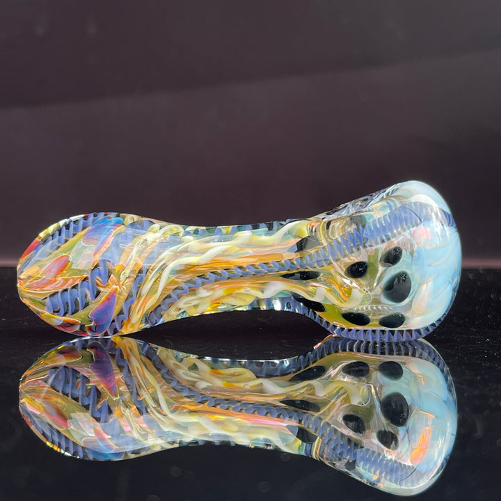 Color Inside Out Spoon Glass Pipe Tiny Mike   