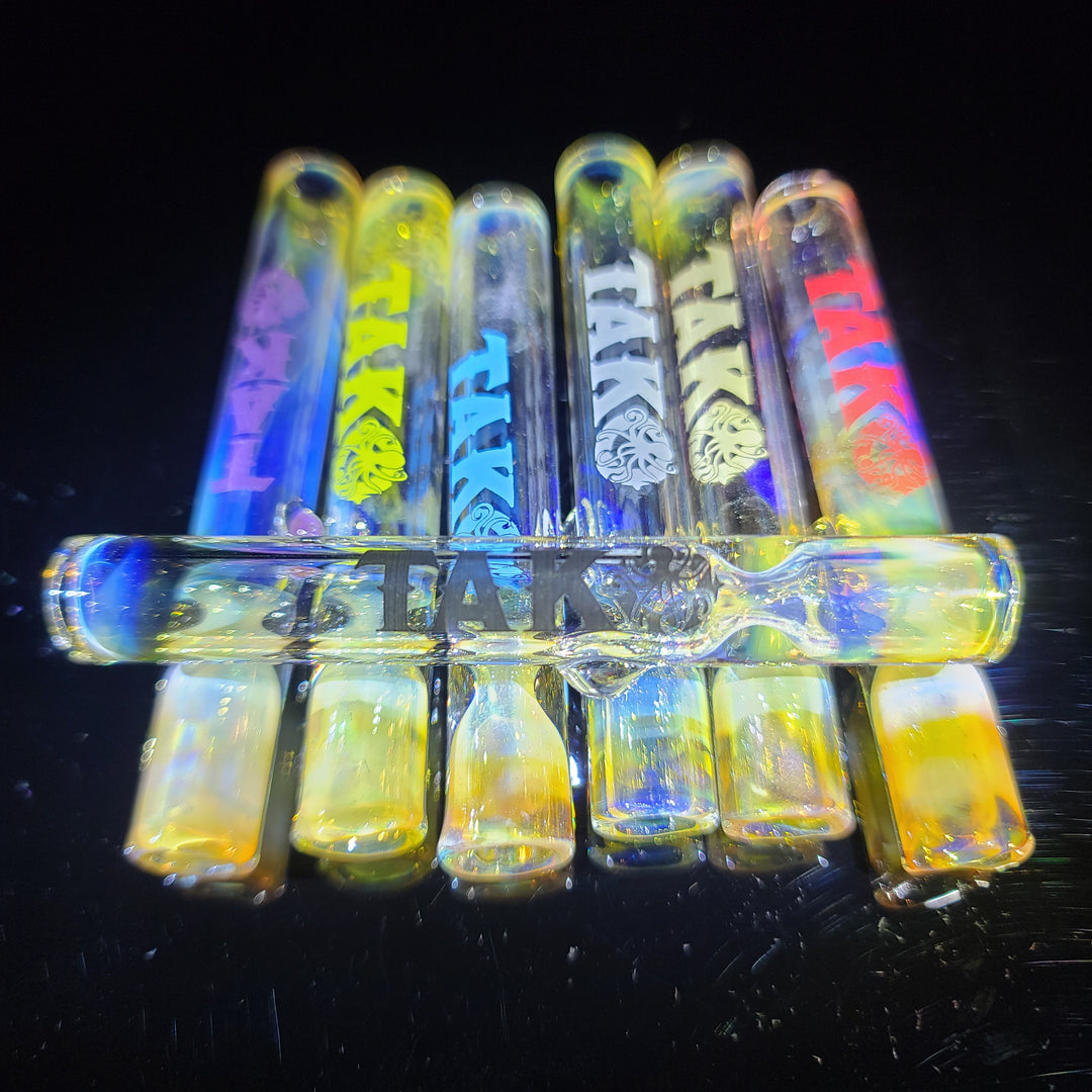 Tako Logo Chillum - Free Shipping Glass Pipe Tako Glass Random Color  