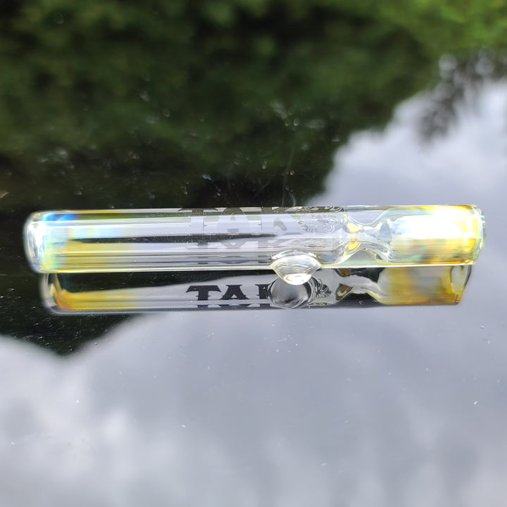 Tako Logo Chillum - Free Shipping Glass Pipe Tako Glass Black  