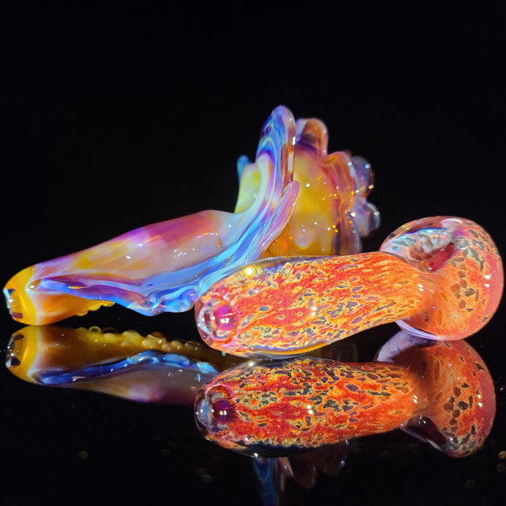 Hawaiian Tropic Seashell Combo Glass Pipe Unclefish Creations   