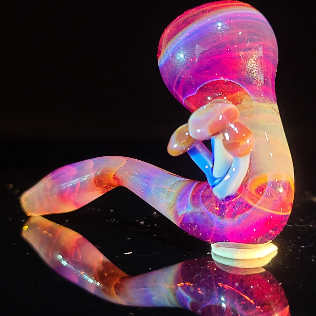 Mushroom Sherlock Glass Pipe Updog Glass   