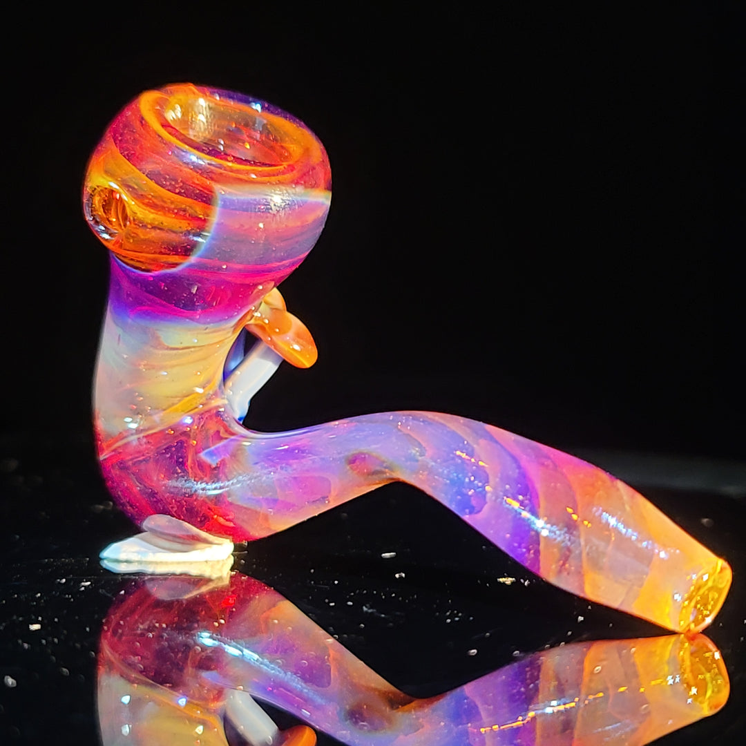 Mushroom Sherlock Glass Pipe Updog Glass   