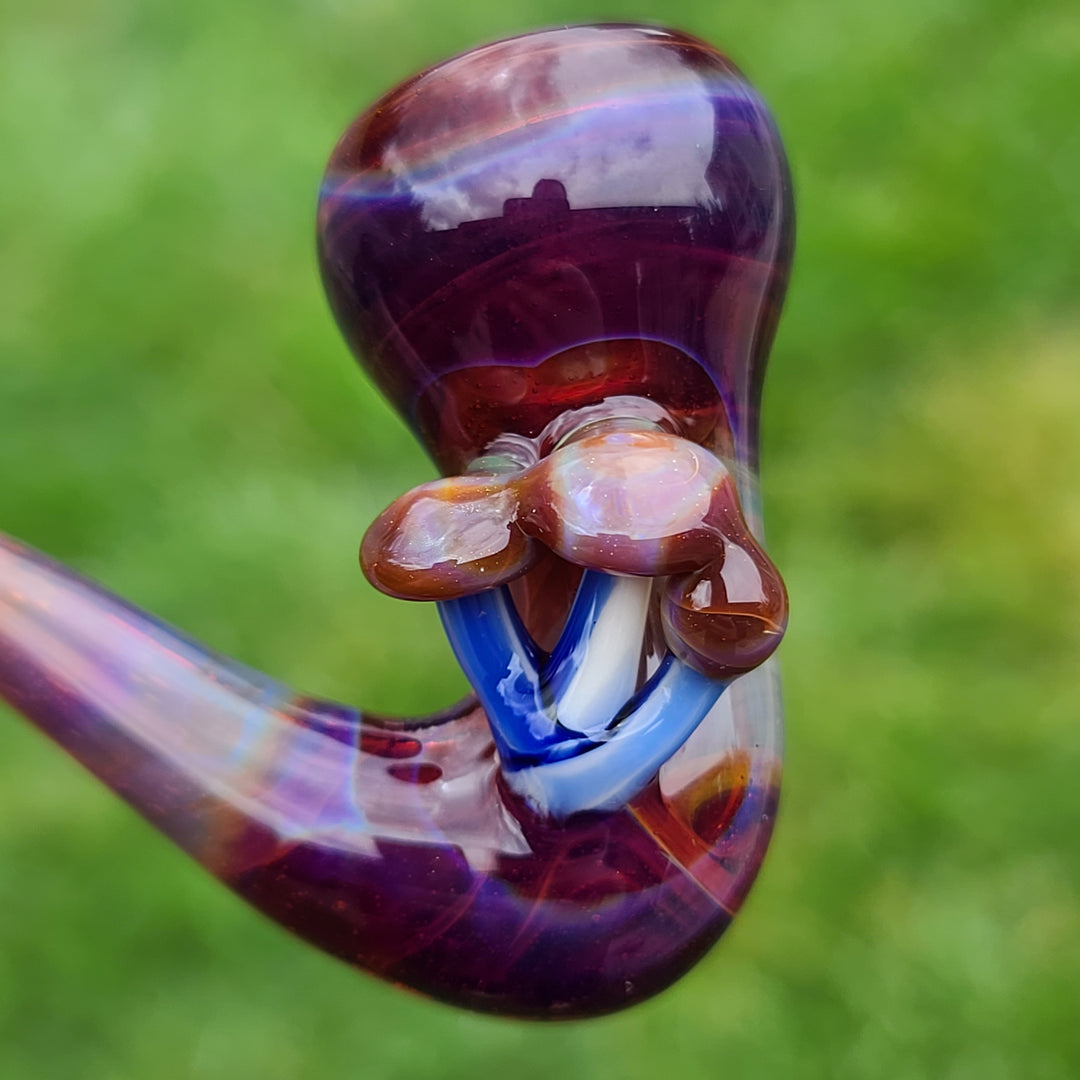 Mushroom Sherlock Glass Pipe Updog Glass   