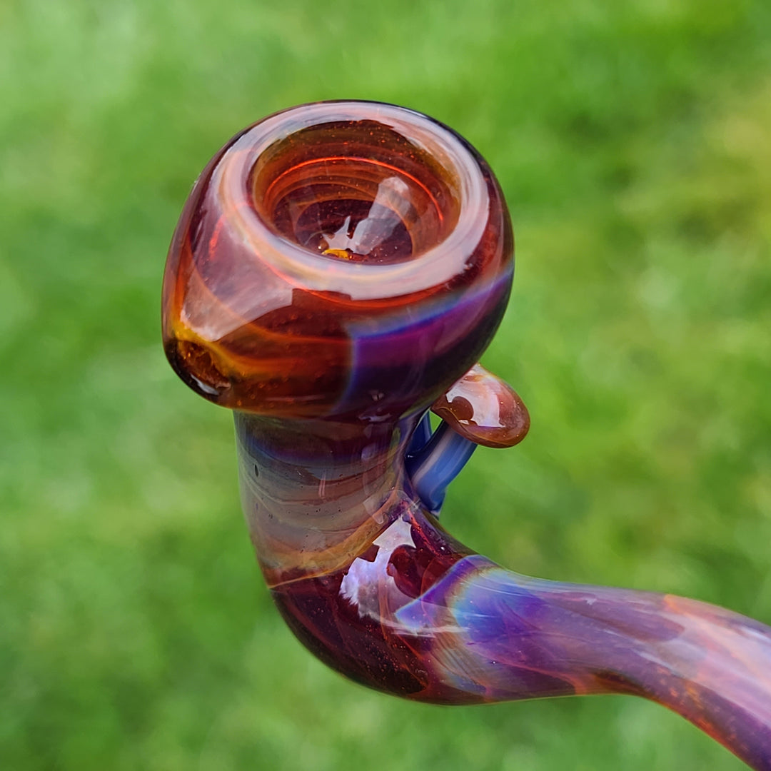 Mushroom Sherlock Glass Pipe Updog Glass   