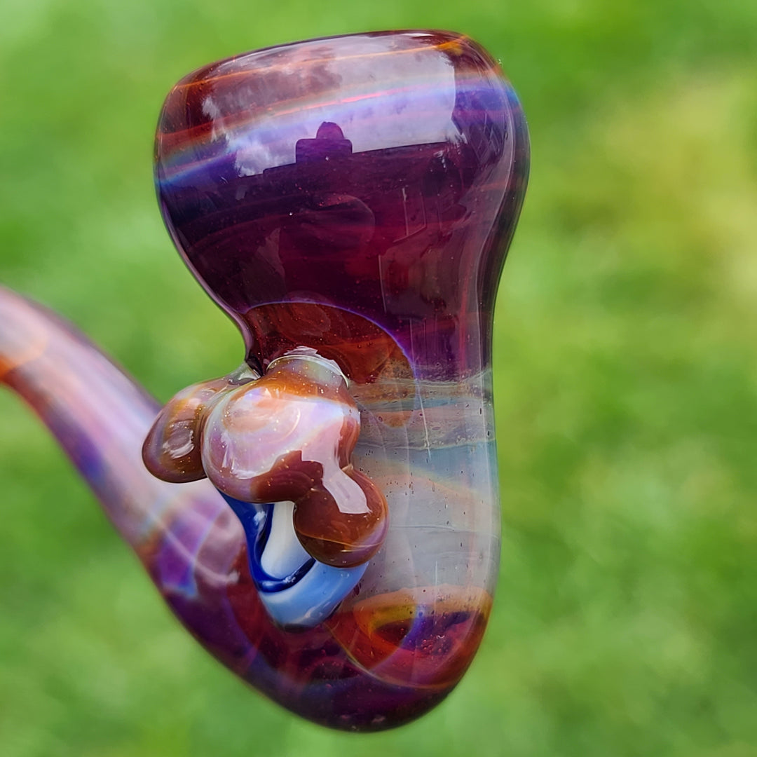 Mushroom Sherlock Glass Pipe Updog Glass   