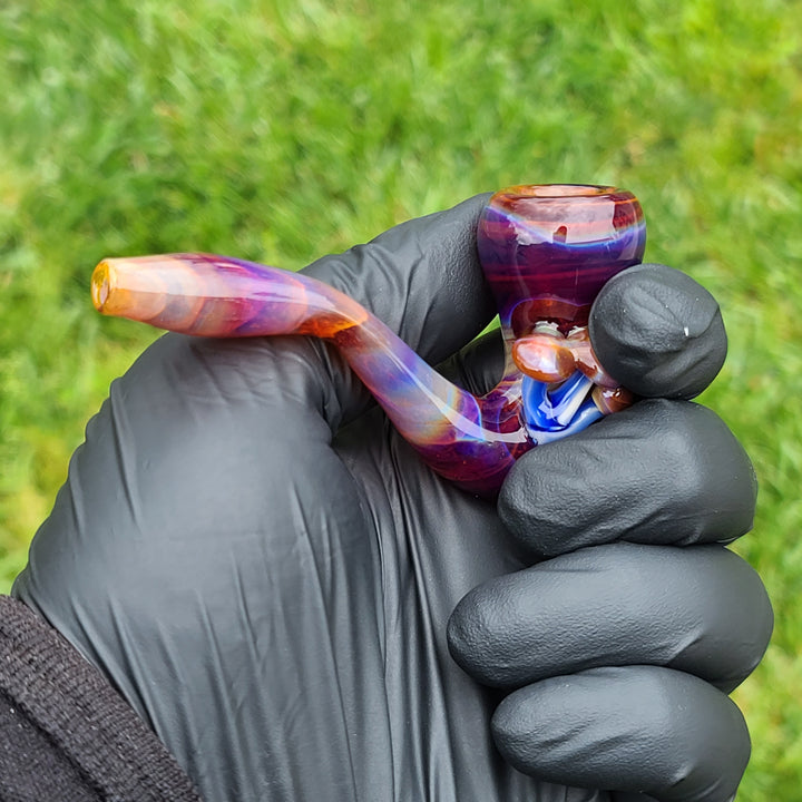 Mushroom Sherlock Glass Pipe Updog Glass   