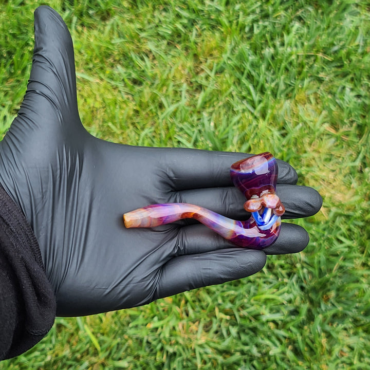 Mushroom Sherlock Glass Pipe Updog Glass   