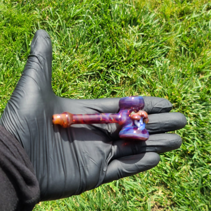 Mushroom Hammer Glass Pipe Updog Glass   