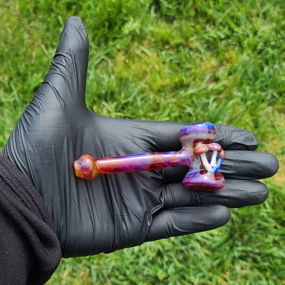 Mushroom Hammer Glass Pipe Updog Glass   