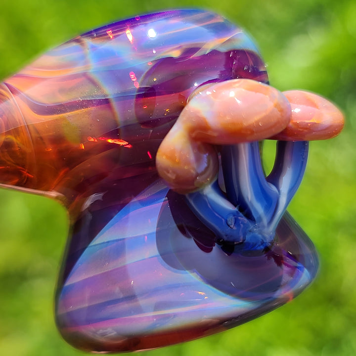 Stand Up Mushroom Hammer Glass Pipe Updog Glass   