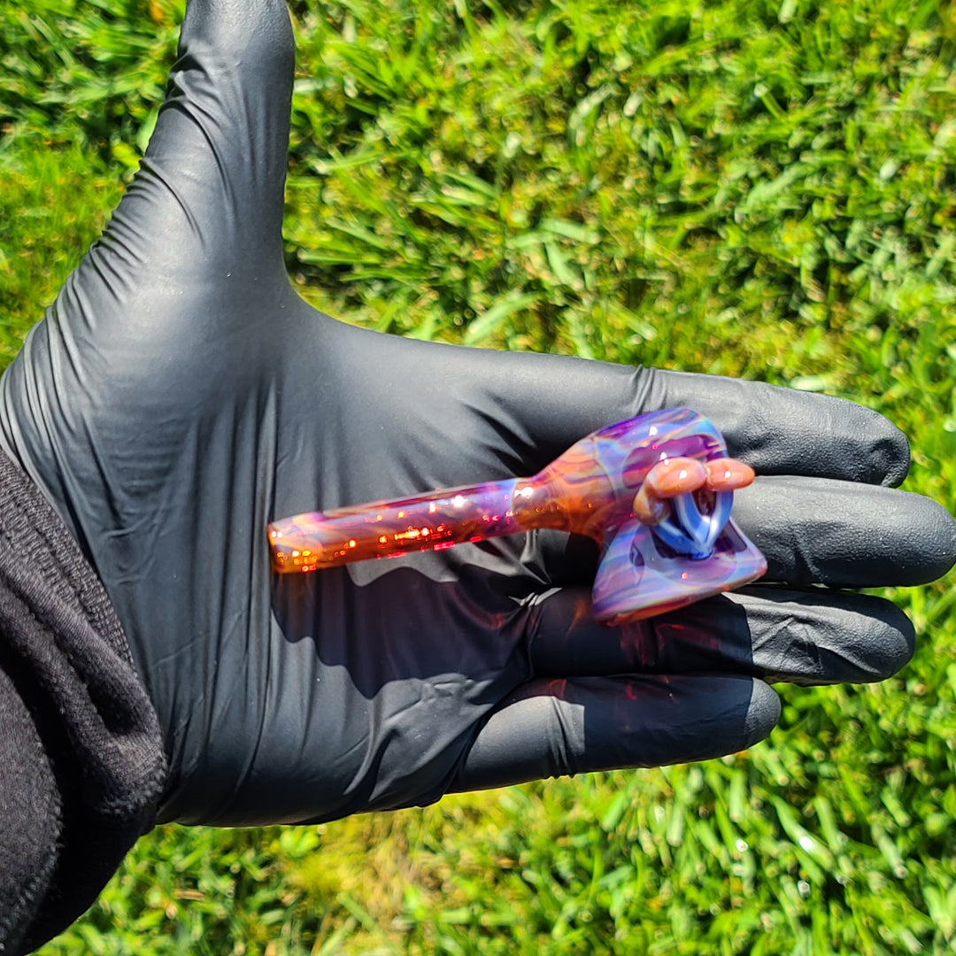 Stand Up Mushroom Hammer Glass Pipe Updog Glass   