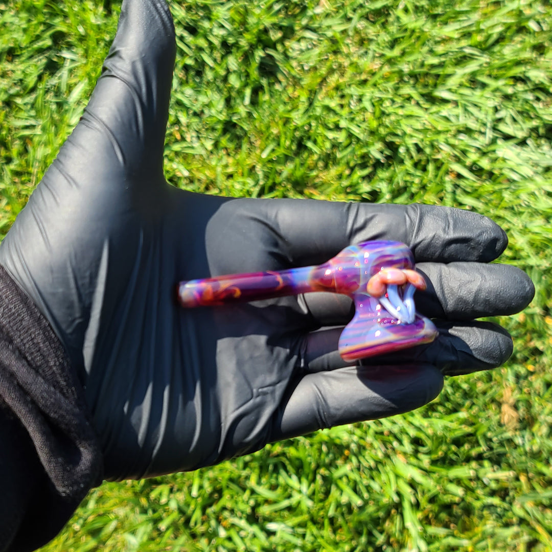 Stand Up Mushroom Hammer Glass Pipe Updog Glass   