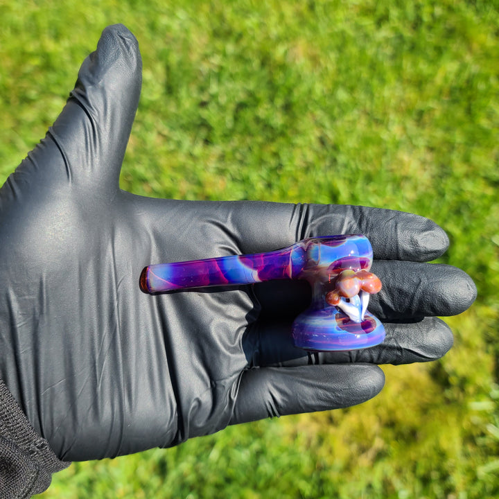 Stand Up Mushroom Hammer Glass Pipe Updog Glass   