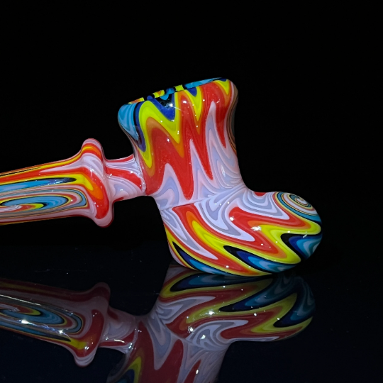 Pinky Sunset Heady Hammer Bubbler- SECONDS Glass Pipe TG   