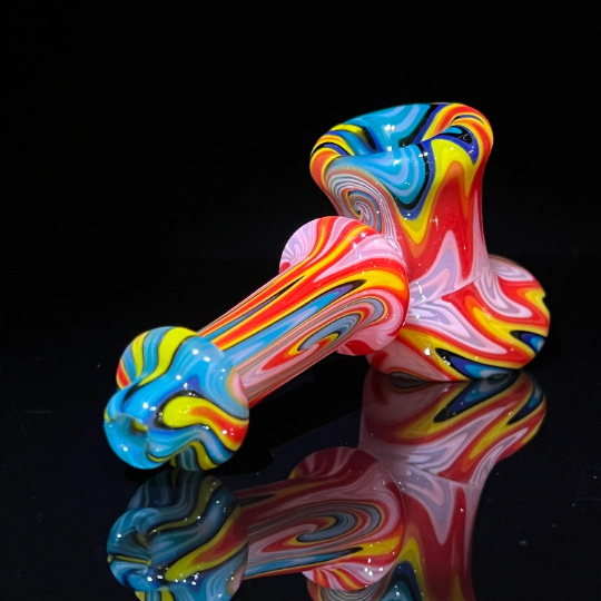 Pinky Sunset Heady Hammer Bubbler- SECONDS Glass Pipe TG   