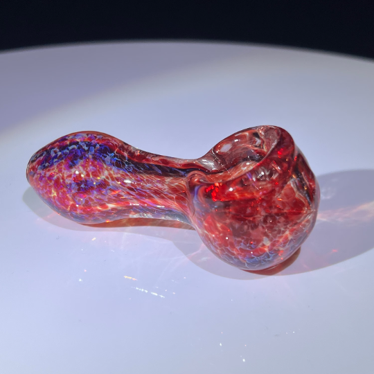Purple Peanut Pipe + Case Combo Glass Pipe TG