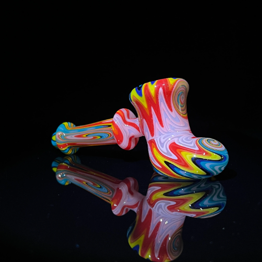 Pinky Sunset Heady Hammer Bubbler- SECONDS Glass Pipe TG   