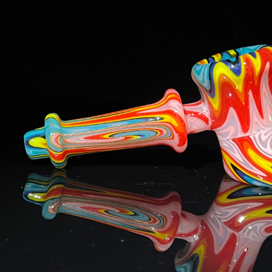 Pinky Sunset Heady Hammer Bubbler- SECONDS Glass Pipe TG   