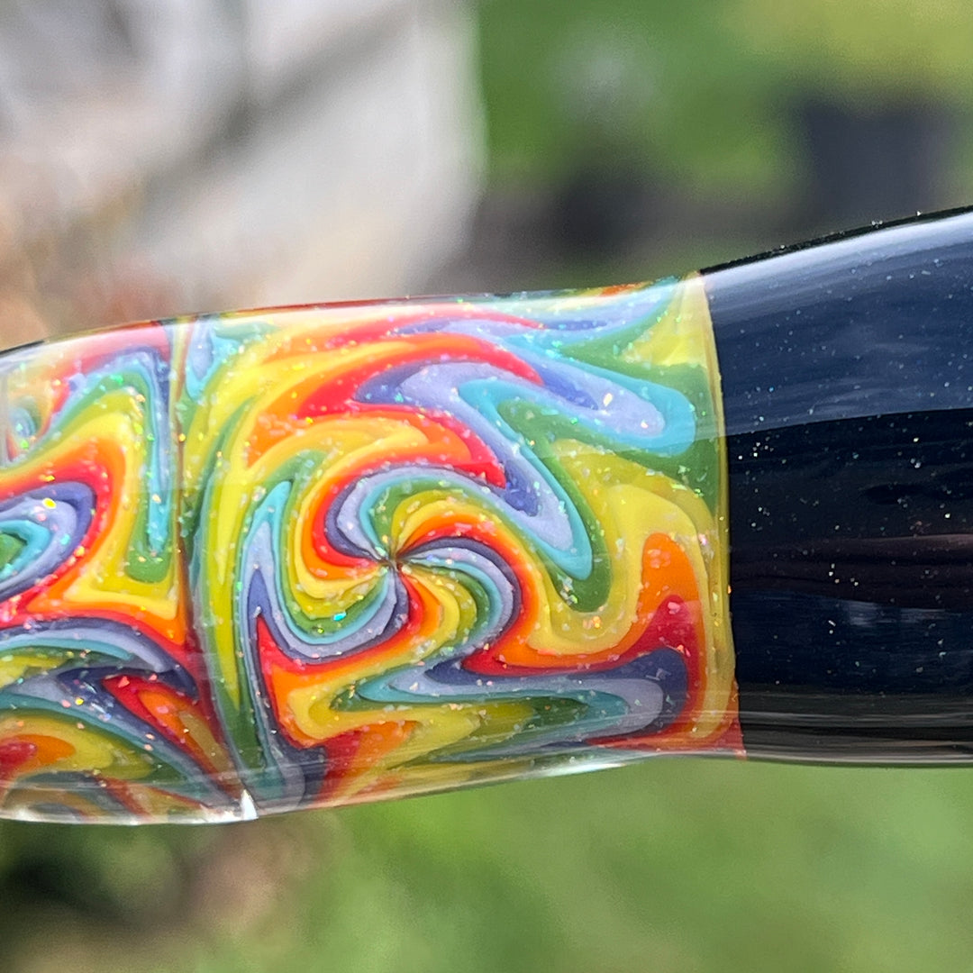 Worked Crushed Opal Oneie Glass Pipe Tako Glass   