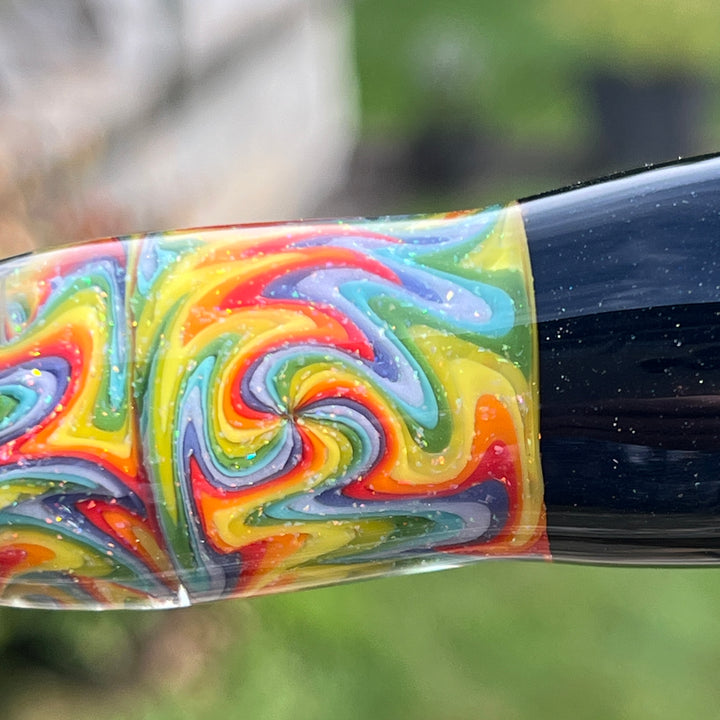 Worked Crushed Opal Oneie Glass Pipe Tako Glass   